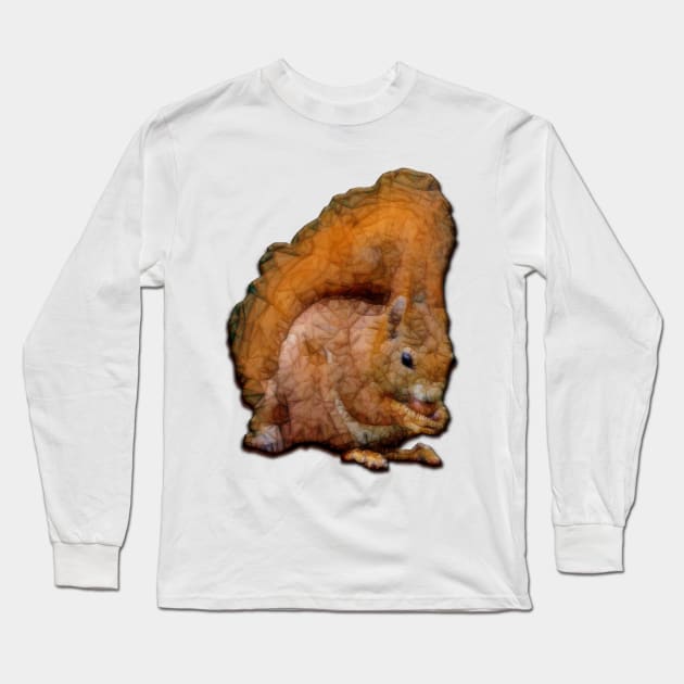 squirrangle Long Sleeve T-Shirt by Ancello